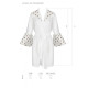 Повітряний пеньюар Passion LOVELIA PEIGNOIR white L/XL