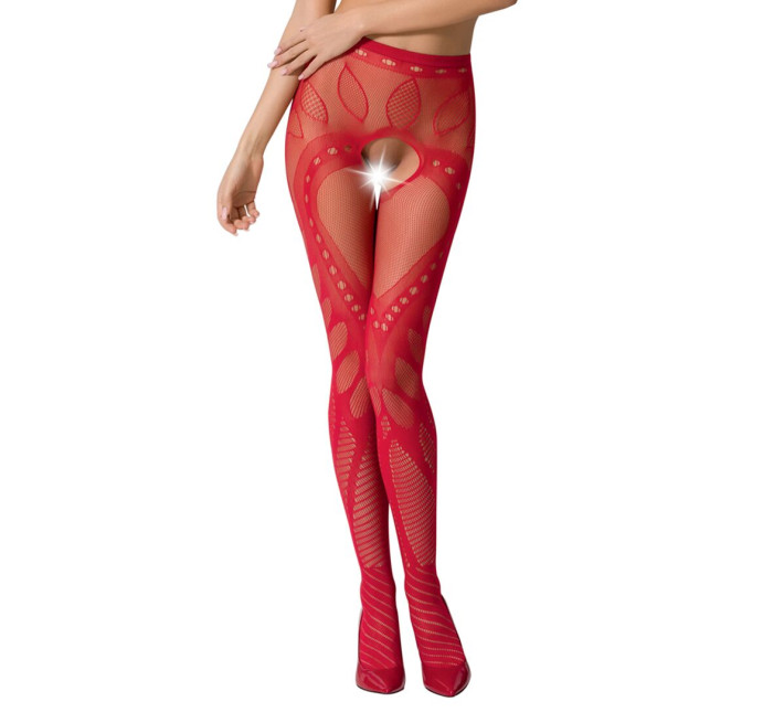 Еротичні колготки Passion S007 Червоні S/M/L