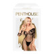 Бодистокинг с имитацией лифа Penthouse High Profile Черный XL