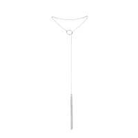 Цепочка для тела Bijoux Indiscrets Magnifique Tickler Pendant Chain Серебристая Цепочка для тела Bijoux Indiscrets Magnifique Tickler Pendant Chain Серебристая