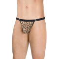 Чоловічі стрінги SoftLine Mens Thong 4528 Чорні One Size