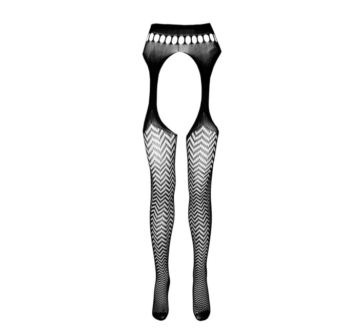 Еротичні колготки-бодістокінг Passion ECO S002 white