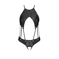 Боді з відкритим доступом Passion TASMINA BODY black XXL/XXXL