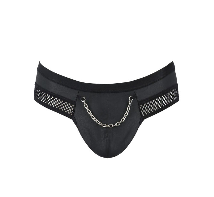 Чоловічі труси з ланцюжком Passion 030 Slip Tom Black XXL/XXXL