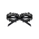 Кружевная маска Obsessive A710 mask, черная, единственный размер