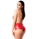Шорти Noir Handmade F356 Red powerwetlook shorts - XL