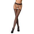 Эротические колготки Passion S004 Черные S/M/L