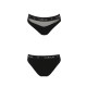 Трусики с прозрачной вставкой Passion PS006 PANTIES L, black