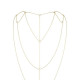 Цепочка для спины Bijoux Indiscrets Magnifique Back and Cleavage Chain Золотая