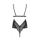Боди Passion AMBERLY BODY black, XXL/XXXL, открытая спина, низ стринги