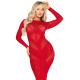 Сукня Leg Avenue Lace and Net Bodycon Gown One Size, Red