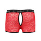 Мужские прозрачные боксеры Passion 046 Short Parker Red L/XL