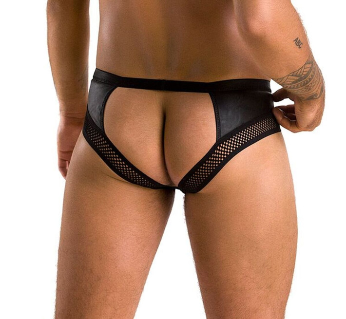 Чоловічі труси з ланцюжком Passion 030 Slip Tom Black XXL/XXXL