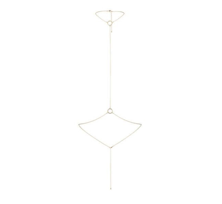 Цепочка на шею и пояс Bijoux Indiscrets Magnifique I Body Chain Золотая
