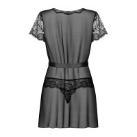Пеньюар Obsessive Alluria peignoir & thong S/M Пеньюар Obsessive Alluria peignoir & thong S/M