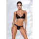 Комплект белья Passion Exclusive GLAMISS SET black S/M
