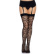 Ажурні панчохи із сердечками Leg Avenue Heart Black one size
