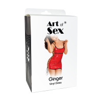 Сексуальное лакированное платье на шнуровке Art of Sex - Ginger красное XS-M Сексуальное лакированное платье на шнуровке Art of Sex - Ginger красное XS-M