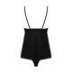Топ и трусики Obsessive Bella Rou top & panties черные M/L