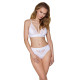 Трусики с широкой резинкой и кружевом Passion PS001 PANTIES L, white