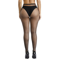 Колготки в дрібну сітку T-8000 Black