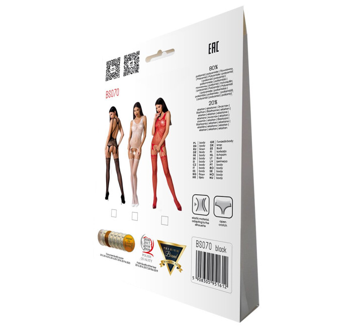 Бодістокінг Passion BS070 Червоний S/M/L