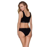 Спортивний топ з широкою резинкою Passion PS004 TOP M, black