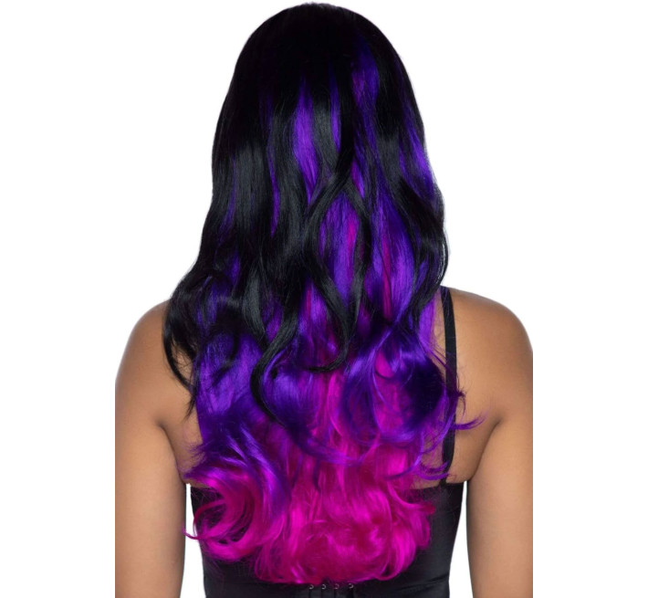 Перука Leg Avenue Allure Multi Color Wig Black/Purple