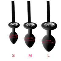 Чоловічі труси XS-2XL із силіконовою анальною пробкою Art of Sex - Joni plug panties size L Black