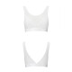 Топ з прозорою вставкою Passion PS002 TOP XL, white