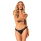 Сітчасті трусики під омбре Obsessive Bella Rou panties чорні XS/S