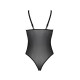Боди Passion KERRIA BODY black, L/XL, с высокими вырезами и верхом балконет