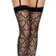 Ажурні панчохи із сердечками Leg Avenue Heart Black one size