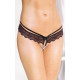 Жіночі стрінги SoftLine G-String 2445 Чорні S/M