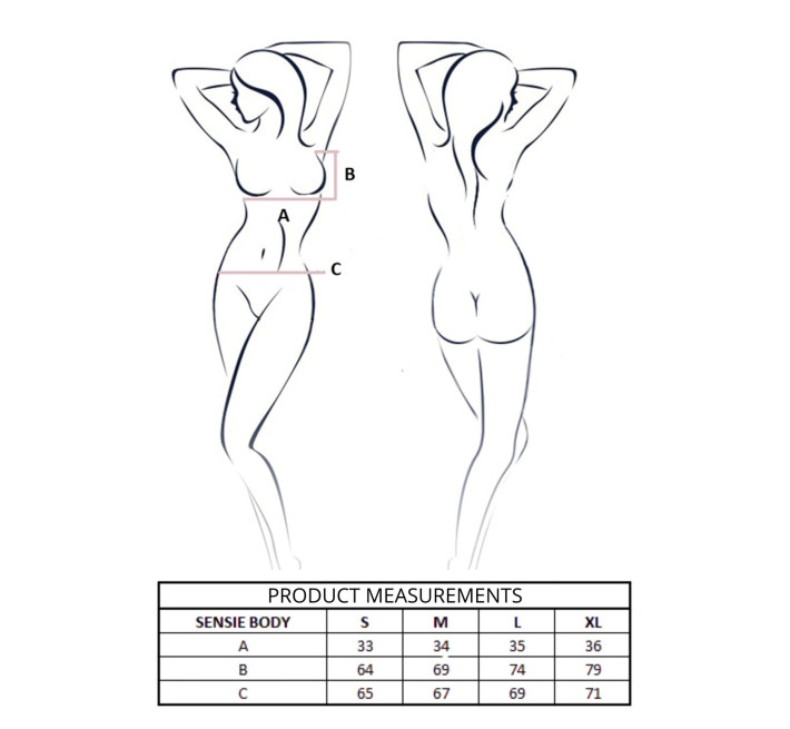 Боди Passion SENSIE BODY burgundy L