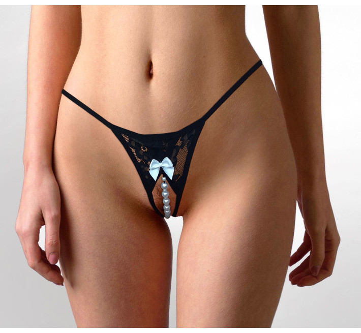 Эротические женские трусики Art of Sex Kаrin XS/M Черные