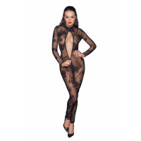 Сетчатый бодистокинг Noir Handmade F237 Long tulle overall, L