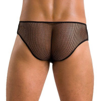 Чоловічі труси зі шнурівкою Passion 035 Slip Richard Black L/XL