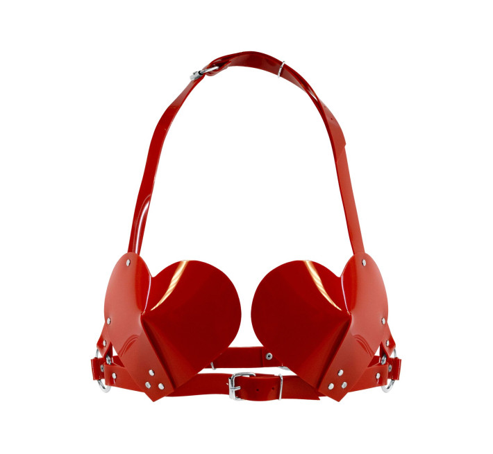 Ліф Серце Feral Feelings - Hearts Bra Red