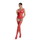 Бодистокинг Passion ECO BS001 с доступом red One Size