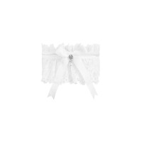 Ажурна підв’язка Obsessive Amor Blanco garter, white Ажурна підв’язка Obsessive Amor Blanco garter, white