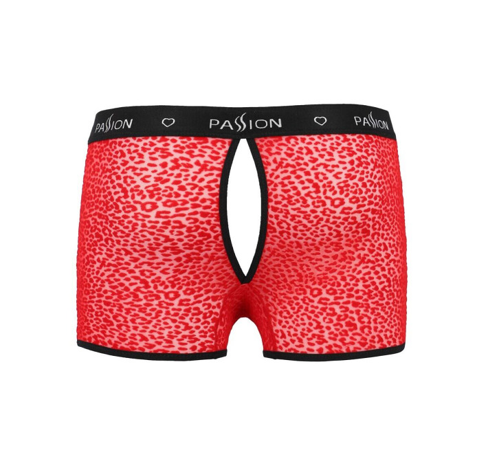 Чоловічі прозорі боксери Passion 046 Short Parker Red S/M