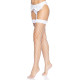 Панчохи у велику сітку Leg Avenue Fence Net Thigh Highs White one size