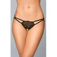 Жіночі стрінги SoftLine G-String 2474 Чорні S/M/L