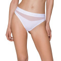 Трусики с прозрачной вставкой Passion PS006 PANTIES L, white