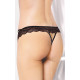 Жіночі стрінги SoftLine G-String 2445 Чорні S/M