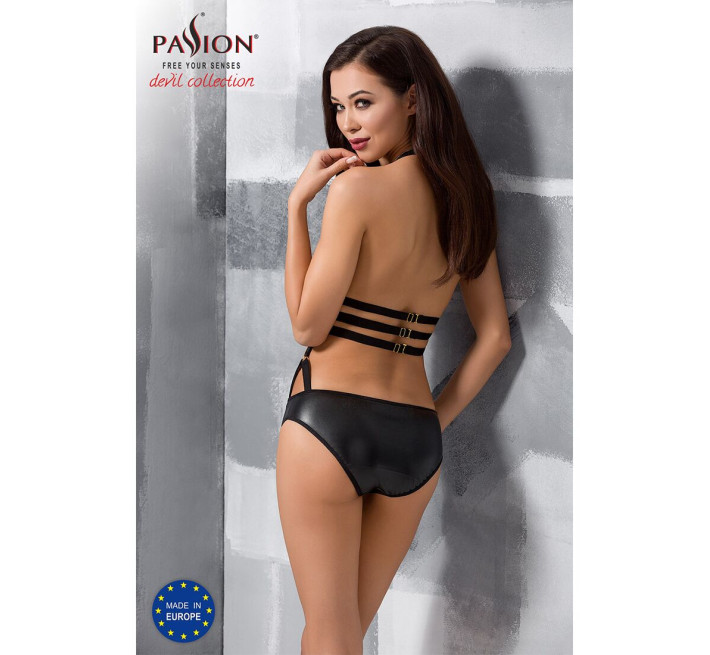 Боді монокіні Passion під латекс LAMIS BODY Чорне L/XL