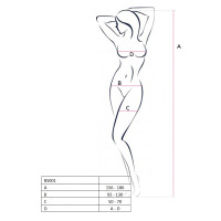 Бодістокінг Passion BS016 S/XL Чорний Бодістокінг Passion BS016 S/XL Чорний