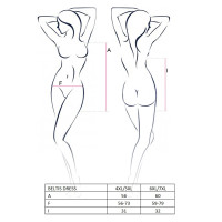 Еротична сукня Passion Size Plus BELTIS DRESS 4XL/5XL Чорна Еротична сукня Passion Size Plus BELTIS DRESS 4XL/5XL Чорна