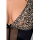 Ефектне Боді Passion MONTANA BODY XXL/XXXL Чорне